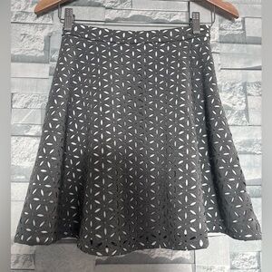 Club Monaco Dark Heater or Charcoal Floral Skater Skirt
NEW with TAGS